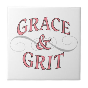 Carreau Grace & Gris en rose et gris