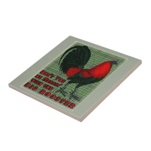 Carreau Grand Coq Rouge