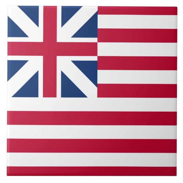 Carreau Grand Union, 1ère États-Unis Drapeau des colonies (Devant)