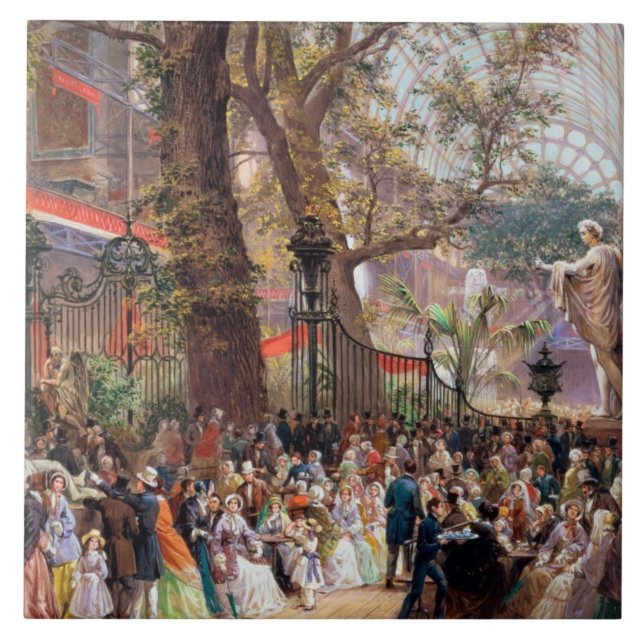 Carreau Grande exposition, 1851 : intérieur (Devant)