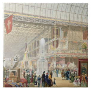 Carreau Grande exposition, 1851 : Transept central du Cr