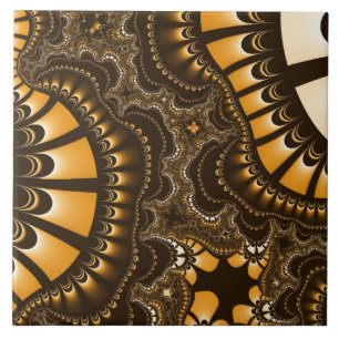 Carreau Grandes vignettes de nettoyage Brown de café perso