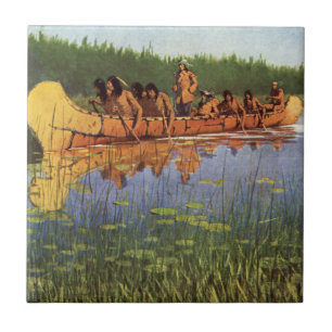 Carreau Grands explorateurs par Remington, Pionniers Vinta