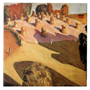 Carreau Grant Wood - Iowa View, art