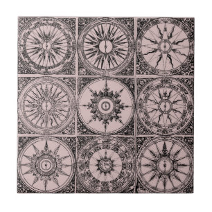 Carreau Graphique de la céramique des anciens Roses du ve