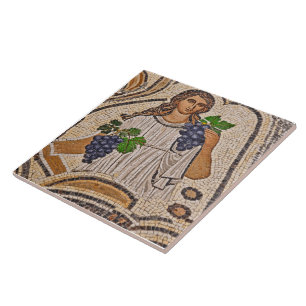 Carreau Grappes de style mosaïque romaine Carrelage cérami