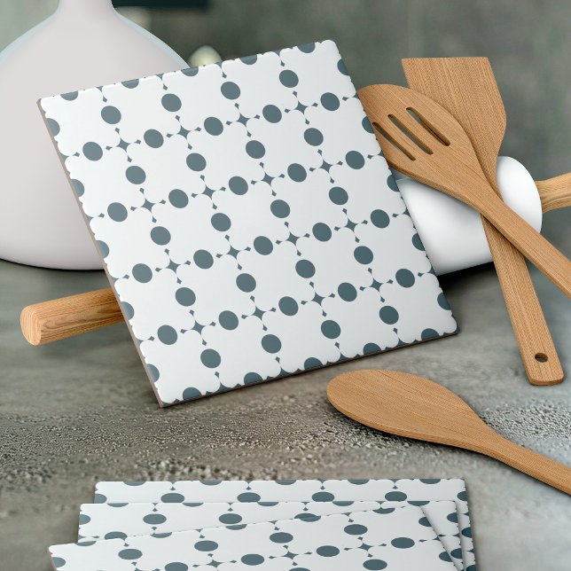 Carreau Gray Polka Dots, Polka Dot Pattern, Dots (Créateur téléchargé)