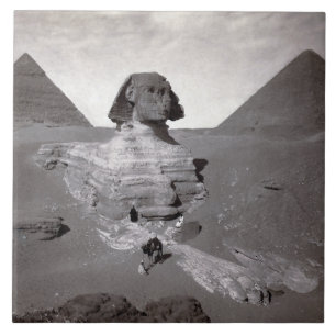 Carreau Great Sphinx & Gizeh Pyramides Necropolis Egypte