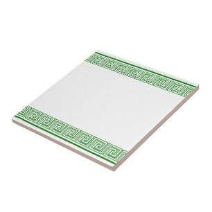 Carreau Green Grecian Frieze Motif