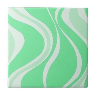 Carreau Green Waves Tile