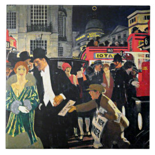Carreau Greiffenhagen - Londres : Piccadilly,