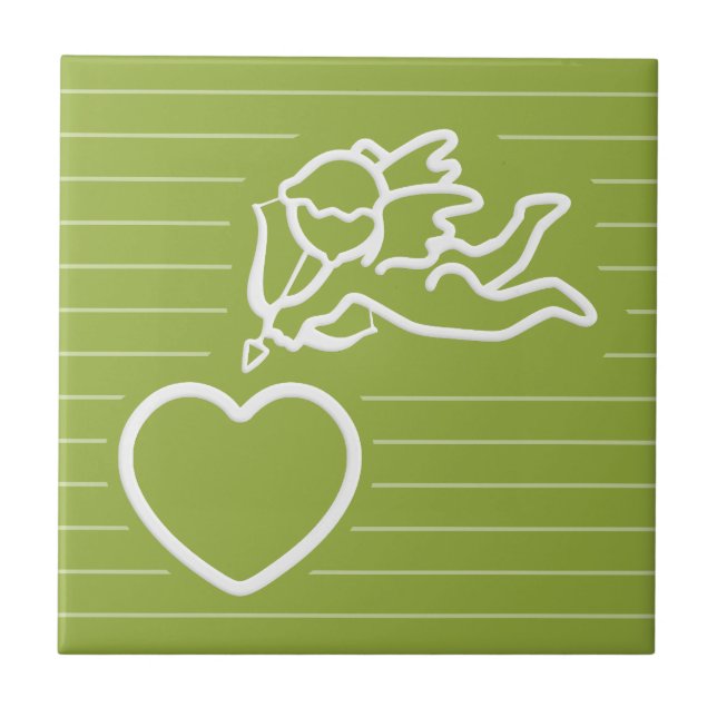 Carreau Grèves cupides mosaïque personnalisée (Devant)