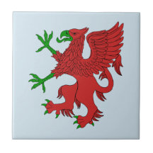 Griffin en rouge et vert