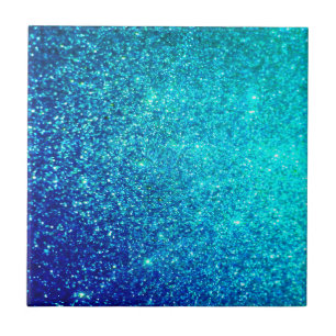 Carreau Grille bleu brillant Ombre Turquoise coloré mignon