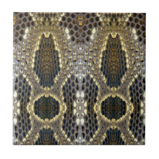 Carreau gris noir beige animal motif empreinte serpent