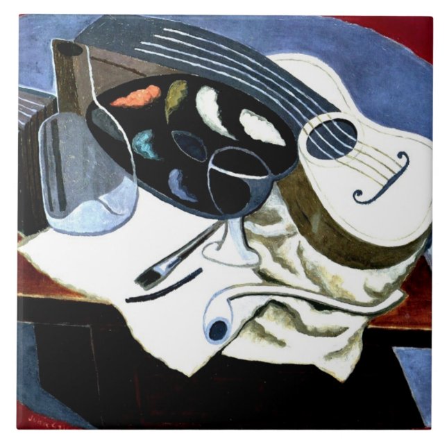 Carreau Gris - Table du peintre (Devant)