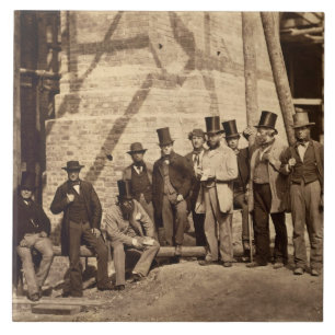 Carreau Groupe d'agents de maîtrise, 1862 (photo)