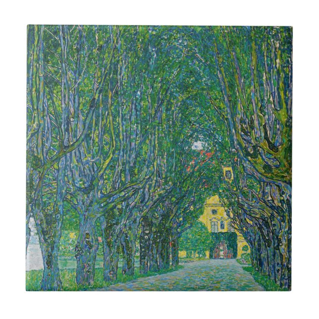 Carreau Gustav Klimt - Avenue dans le parc Schloss Kammer (Devant)