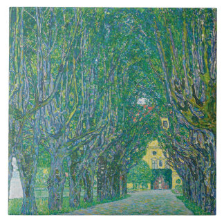 Carreau Gustav Klimt : Avenue du parc du château de Kammer