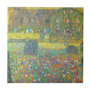 Carreau Gustav Klimt Country House by the Attersee Tile