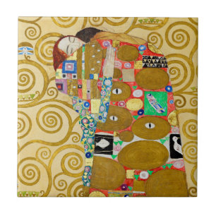 Carreau Gustav Klimt Exécution Nouveau Couple