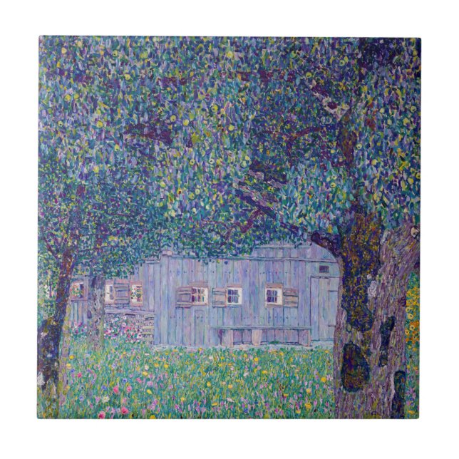 Carreau Gustav Klimt - Ferme en Haute-Autriche (Devant)