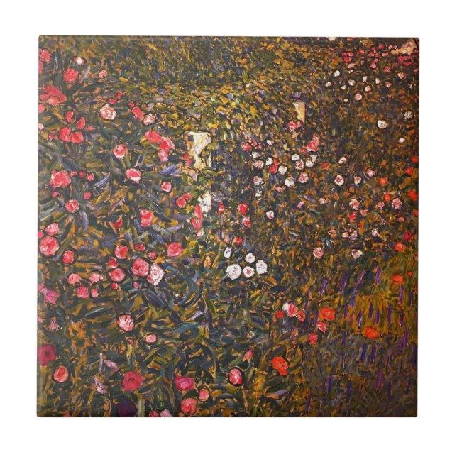 Carreau Gustav Klimt // Italenische Gartenlandschaft (Devant)