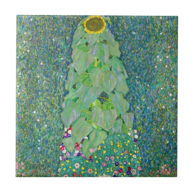 Carreau Gustav Klimt - Le tournesol (Devant)