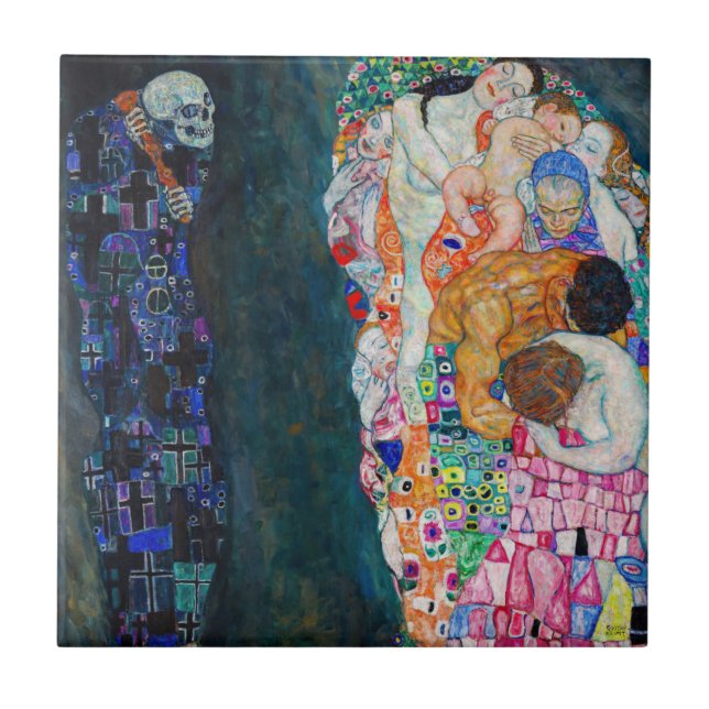 Carreau Gustav Klimt - Mort et vie (Devant)