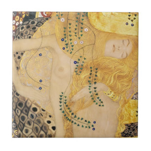 Carreau Gustav Klimt - Serpents d'eau I