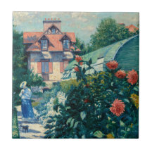 Gustave Caillebotte - Dahlias, Jardin