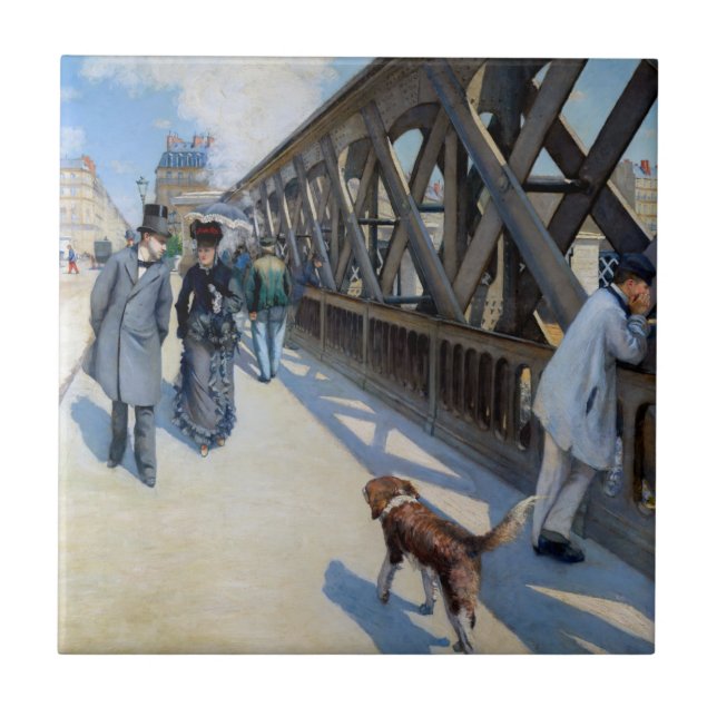 Carreau Gustave Caillebotte - Le Pont de l'Europe (Devant)