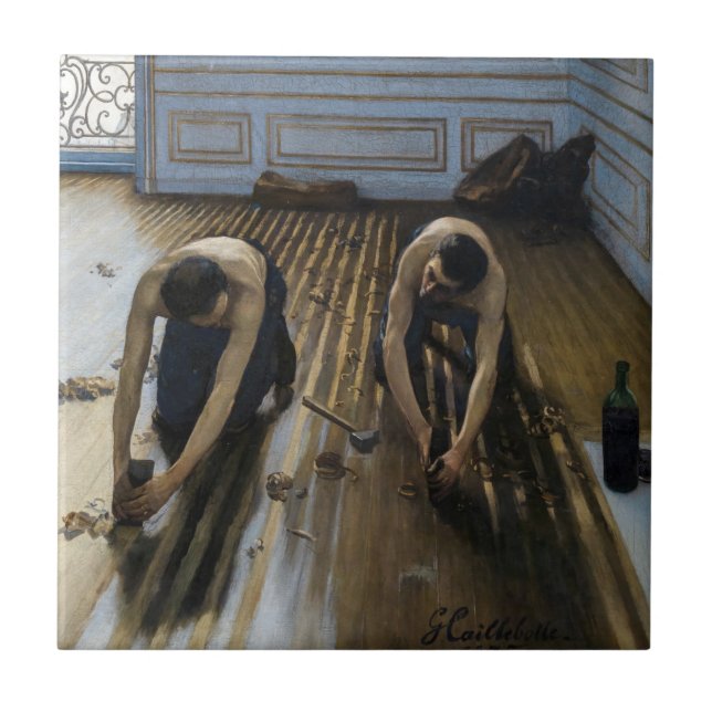 Carreau Gustave Caillebotte - Les Graveuses (Devant)