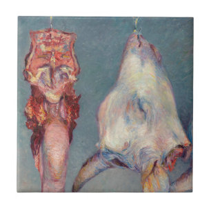 Carreau Gustave Caillebotte - Tête de veau et langue de bo