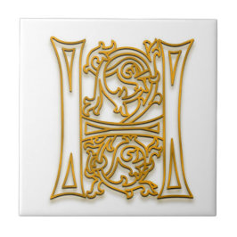 Carreau H Monogramme "Irish Gold" Carrelage en céramique