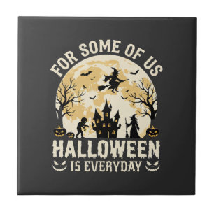 Carreau Halloween est tous les jours Sorcière de Lune Hant