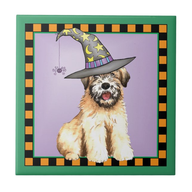 Carreau Halloween Soft Coated Wheaten Terrier (Devant)