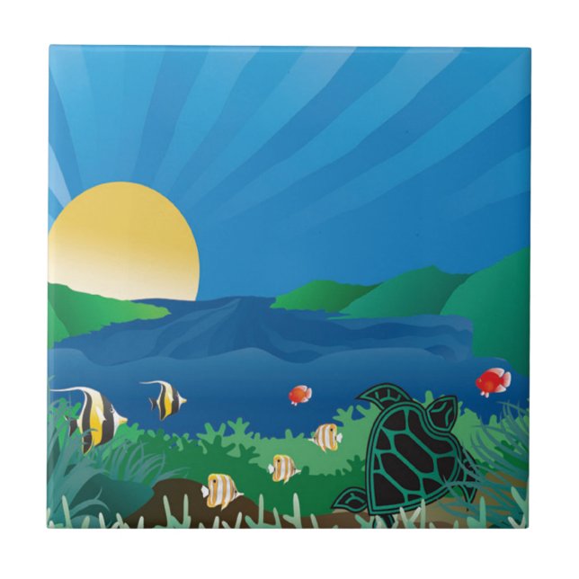 Carreau Hanauma Bay Hawaii (Devant)