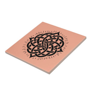 Carreau Harmonie Infinie : Art du Symbole Mandala Celtique