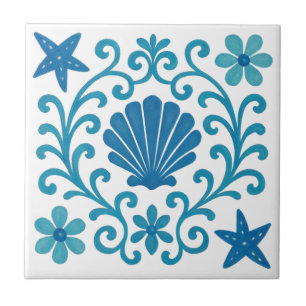 Carreau Harmonie Méditerranéenne – Rivage Bleu & Turquoise