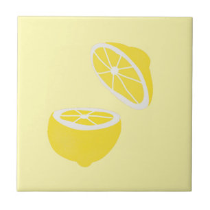 Carreau Hello Lemon jaune moderne fruit