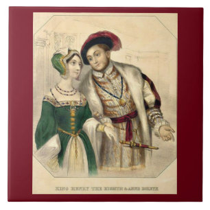 Carreau Henry VIII et Anne Boleyn