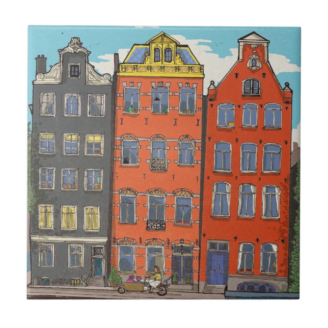 Carreau Herengracht Canal Amsterdam Pays-Bas (Devant)