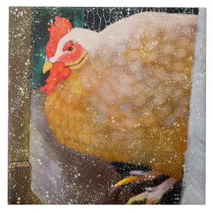 Carreau Hiver Hen céramique Carrelage de cuisine
