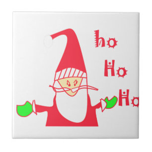 Carreau Ho Ho Ho Merry Christmas From Santa.png