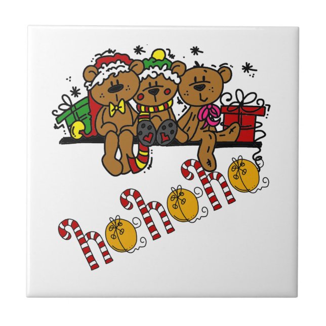 Carreau Ho Ho Ho Nounours (Devant)