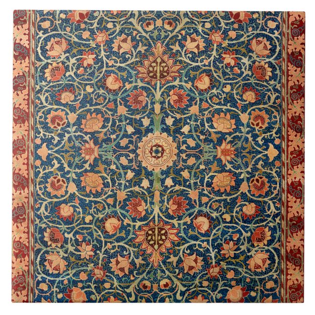 Carreau Holland Park Design (par William Morris) (Devant)