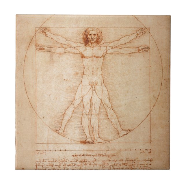 Carreau Homme de Vitruvian (Devant)