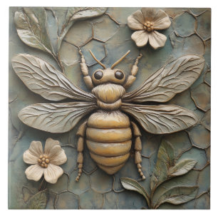 Carreau Honey Bee Faux Secours Céramique - Inspiré par la 