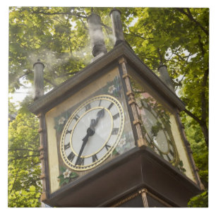 Carreau Horloge à vapeur dans le quartier de Gastown